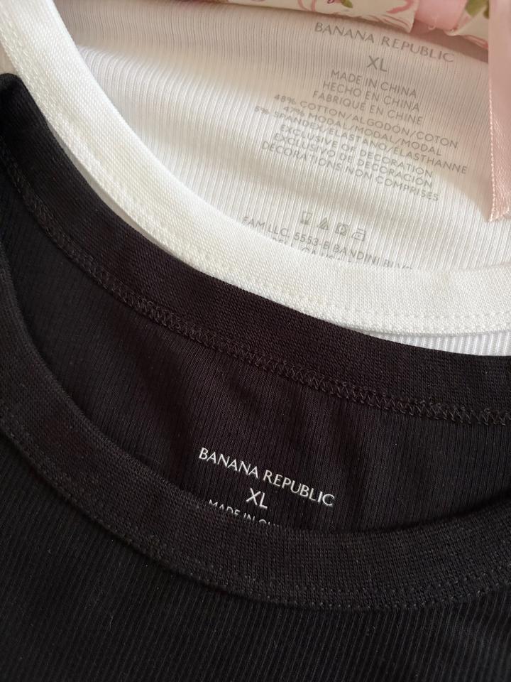 Базовый лонгслив Banana Republic в рубчик