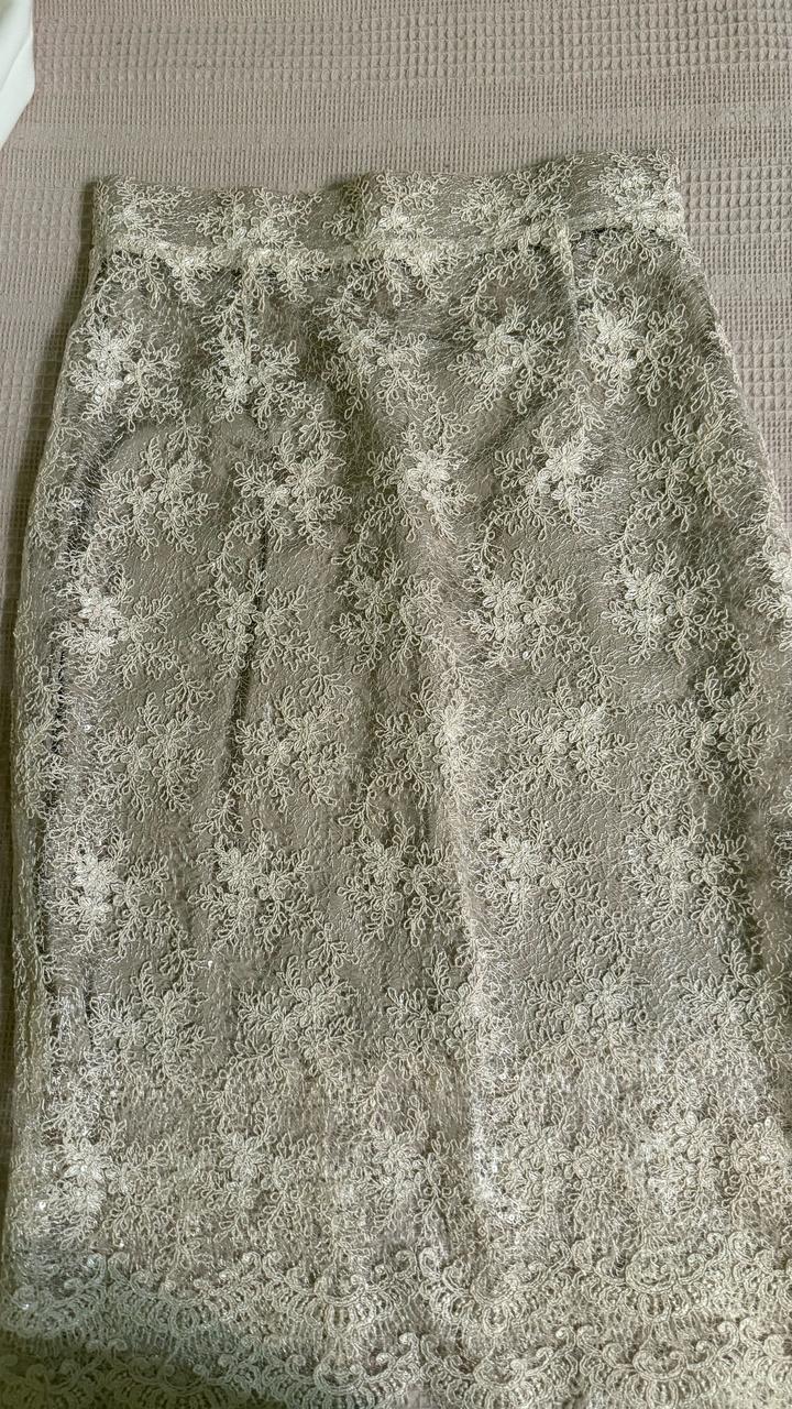 Saydin design Кружевная юбка миди