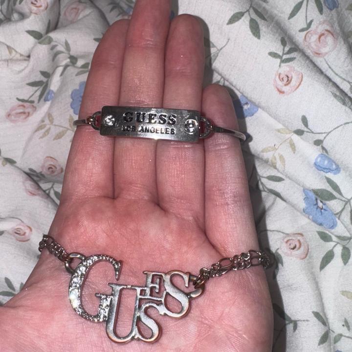 Подвеска Guess и браслет Guess