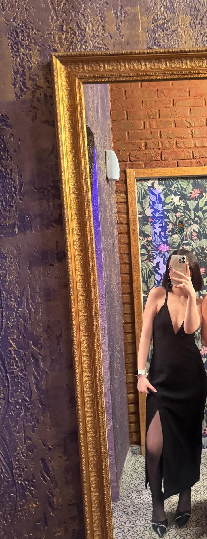 Zara Черное платье зара
