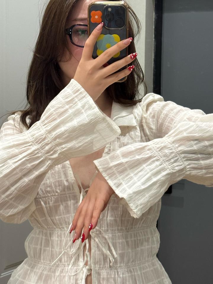Блузка Bershka на завязках