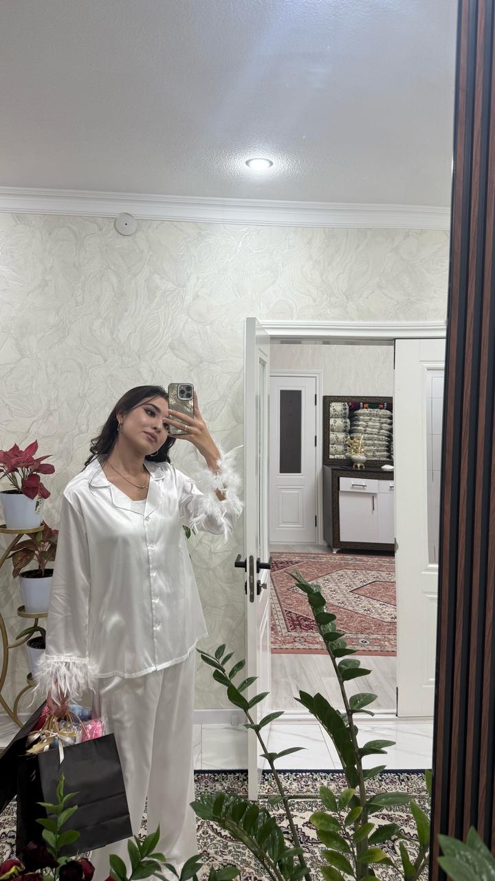 Пижама с перьями BRIDE