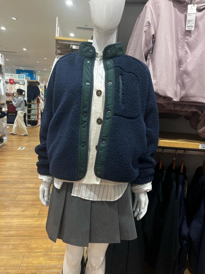 Куртка из флиса в двух цветах Uniqlo