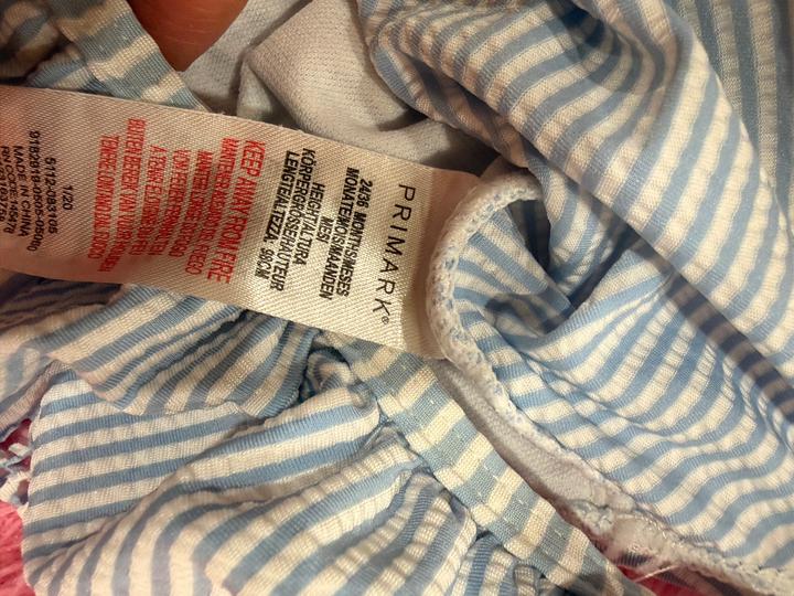 Купальник  Primark в полоску для девочки