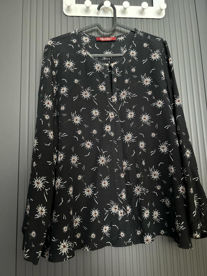 Max Mara Блуза MaxMara с цветочным принтом