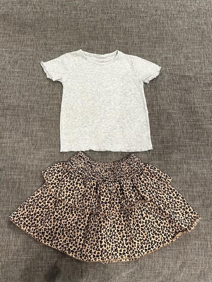 Комплект из футболки и юбки Zara kids