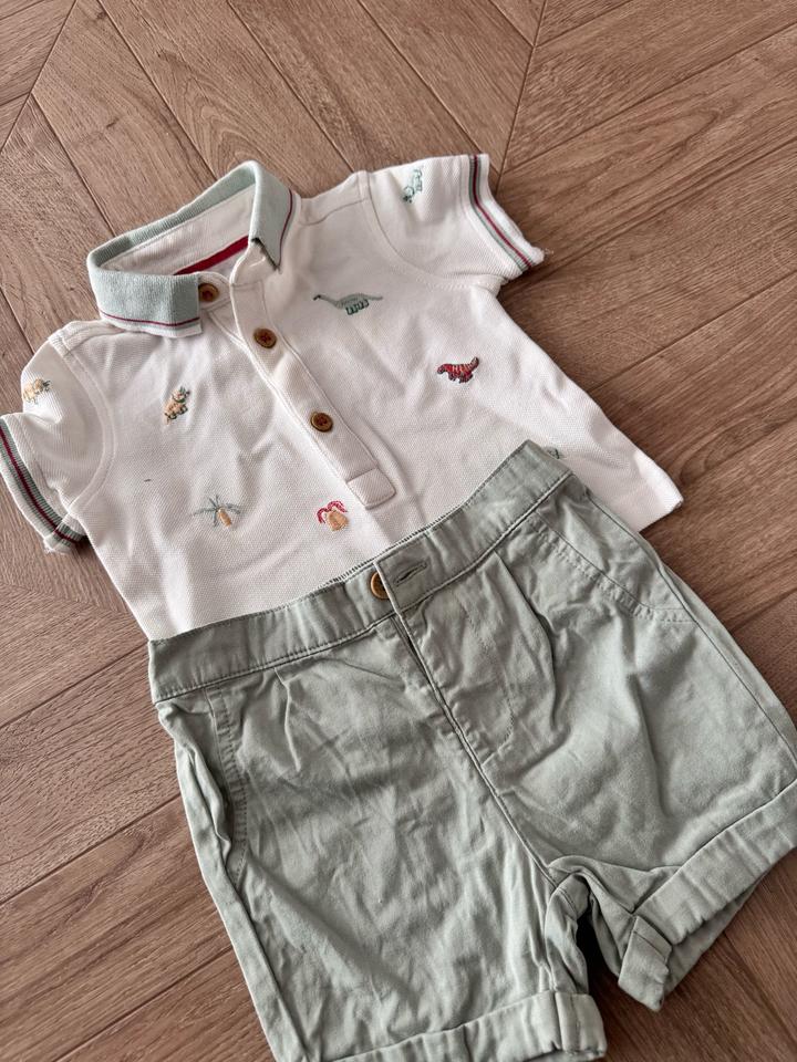 Комплект Mothercare: поло и шорты