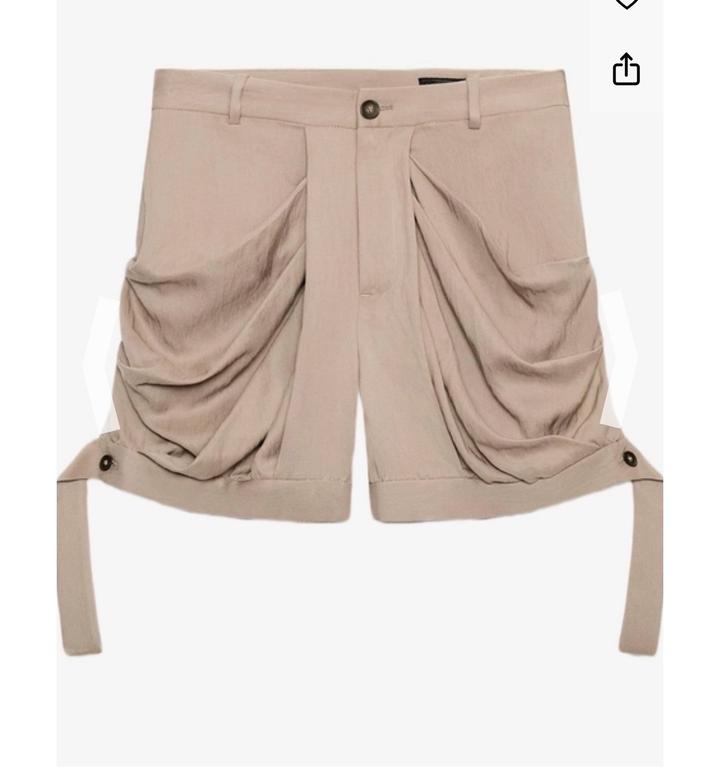 Бермуды светло бежевый ZW ZARA