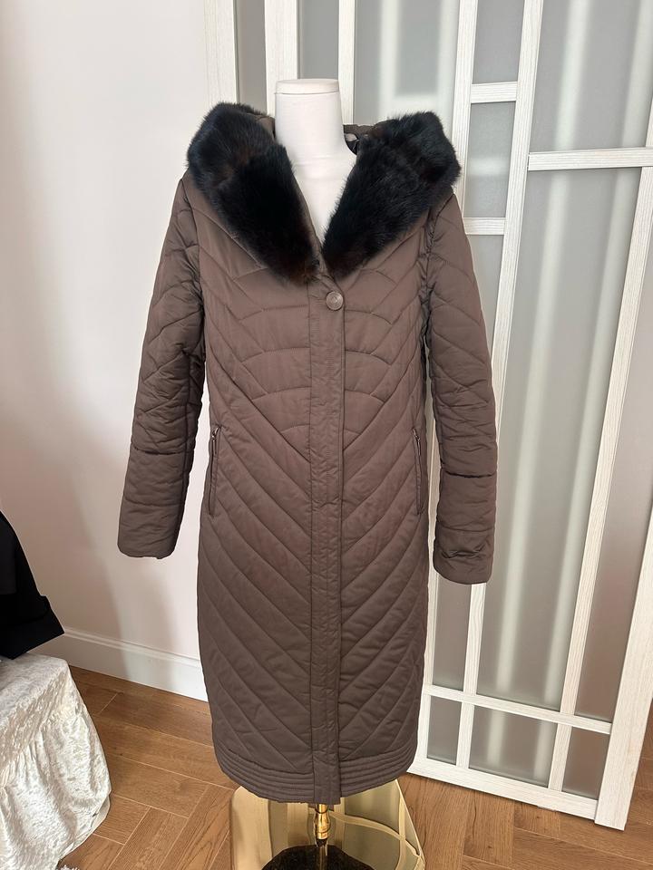Fujinyusheng Collection Пуховик с воротником из норки