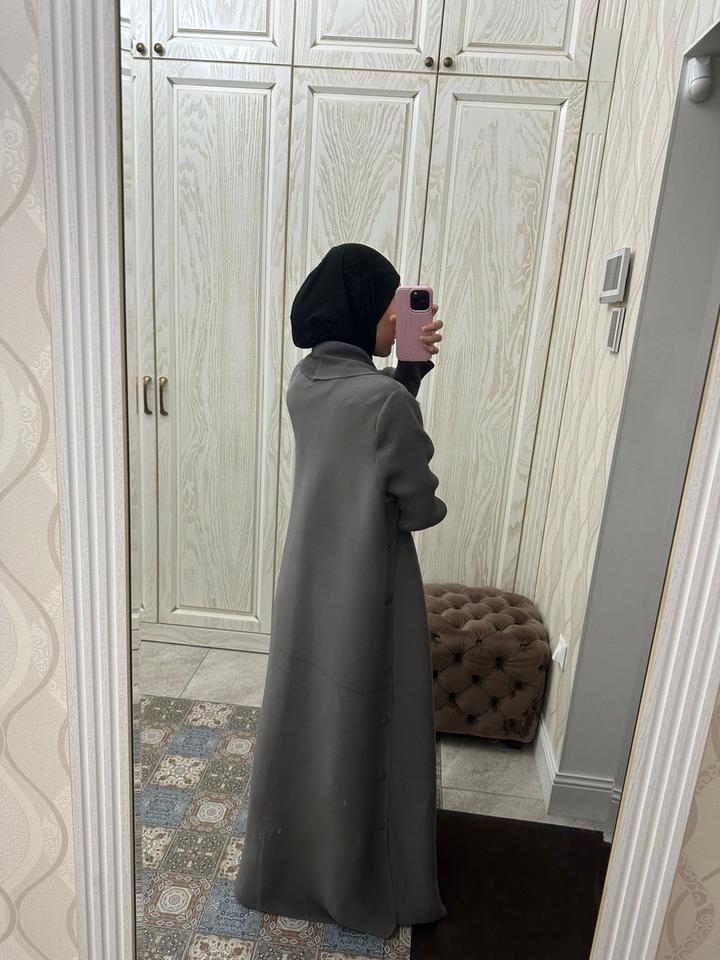 Длинный трикотажный кардиган