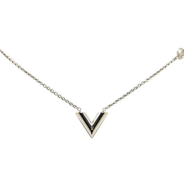 Колье костюмное женское Louis Vuitton Essential V Silver