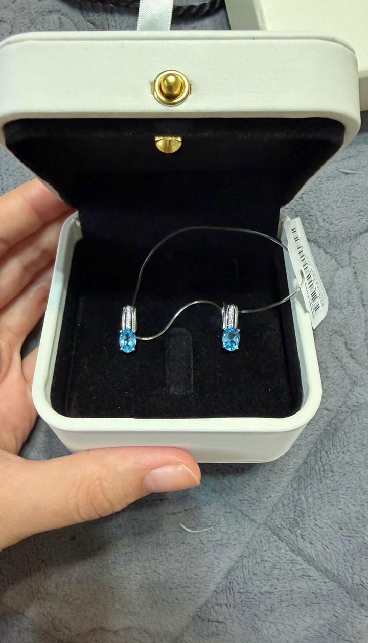 Серьги белое золото Miuz Diamonds