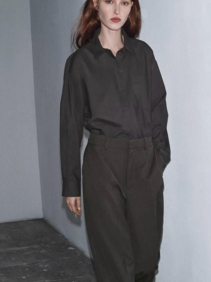 Zara Рубашка оверсайз