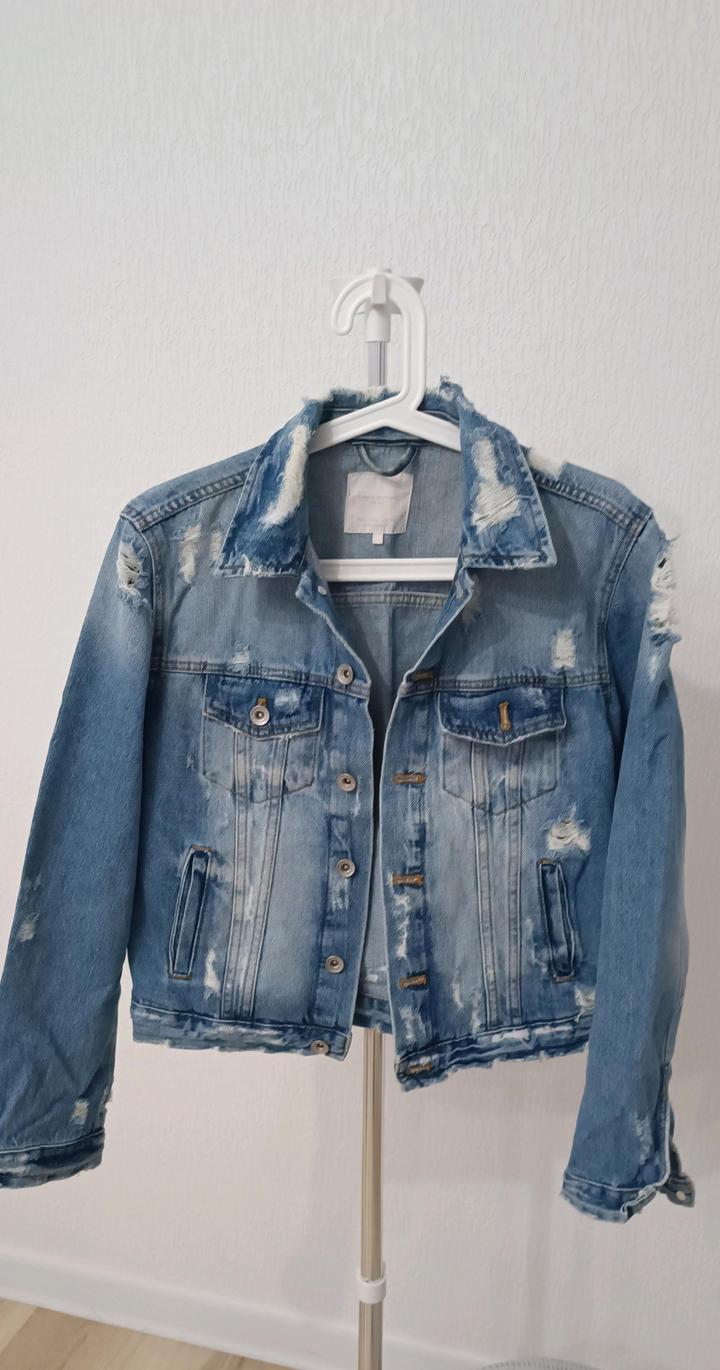 Zara джинсовая куртка