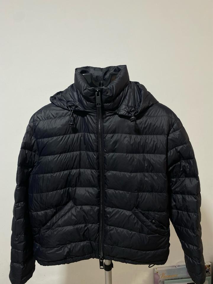 Стеганный пуховик с капюшоном Massimo Dutti