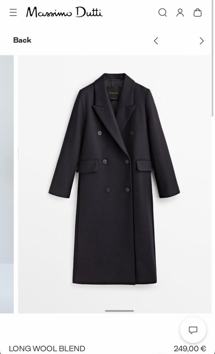 Пальто Massimo Dutti