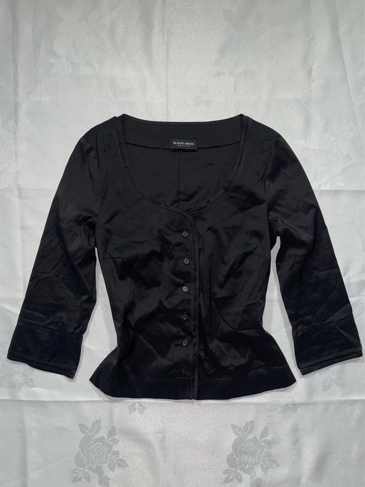 Винтаж Блуза Blacky Dress приталенная 36-38 размер