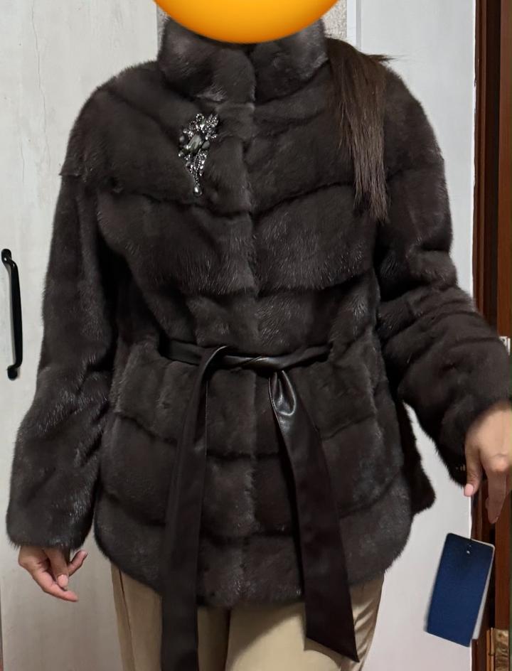 Шуба из меха норки