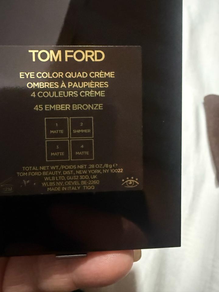 Палетка теней Tom Ford Eye Color Quad Crème 45 Ember Bronze