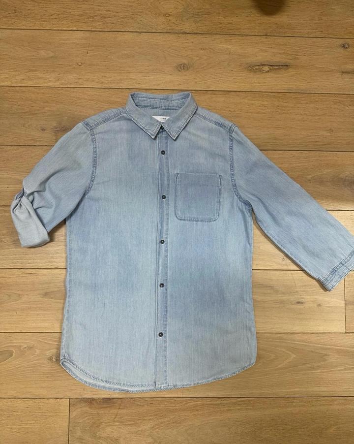 Джинсовая рубашка ZARA