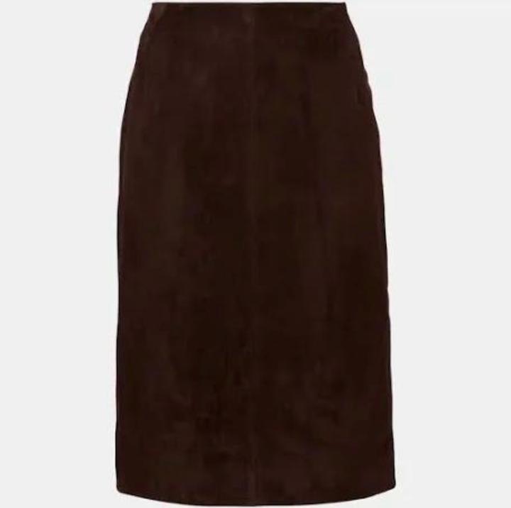 Юбка замшевая Massimo Dutti