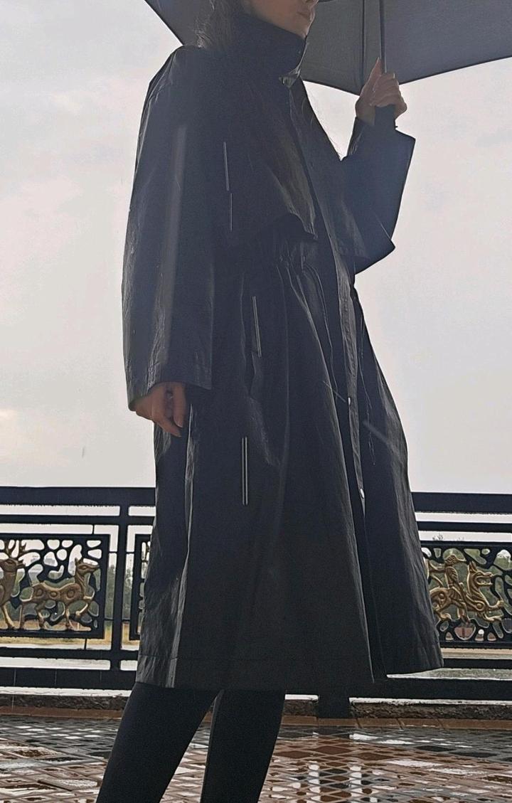 Тренч экокожа