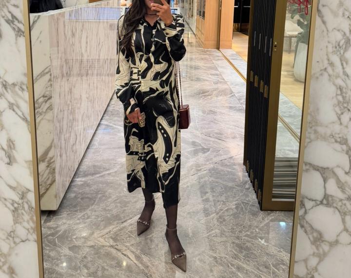 Платье Zara атлас