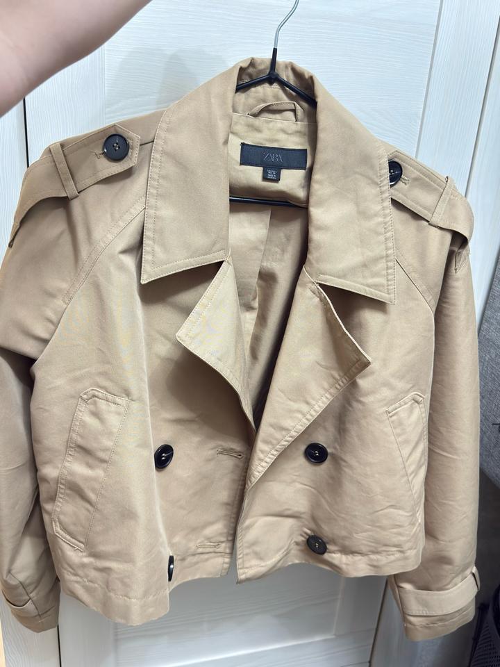 Укороченный тренч ZARA