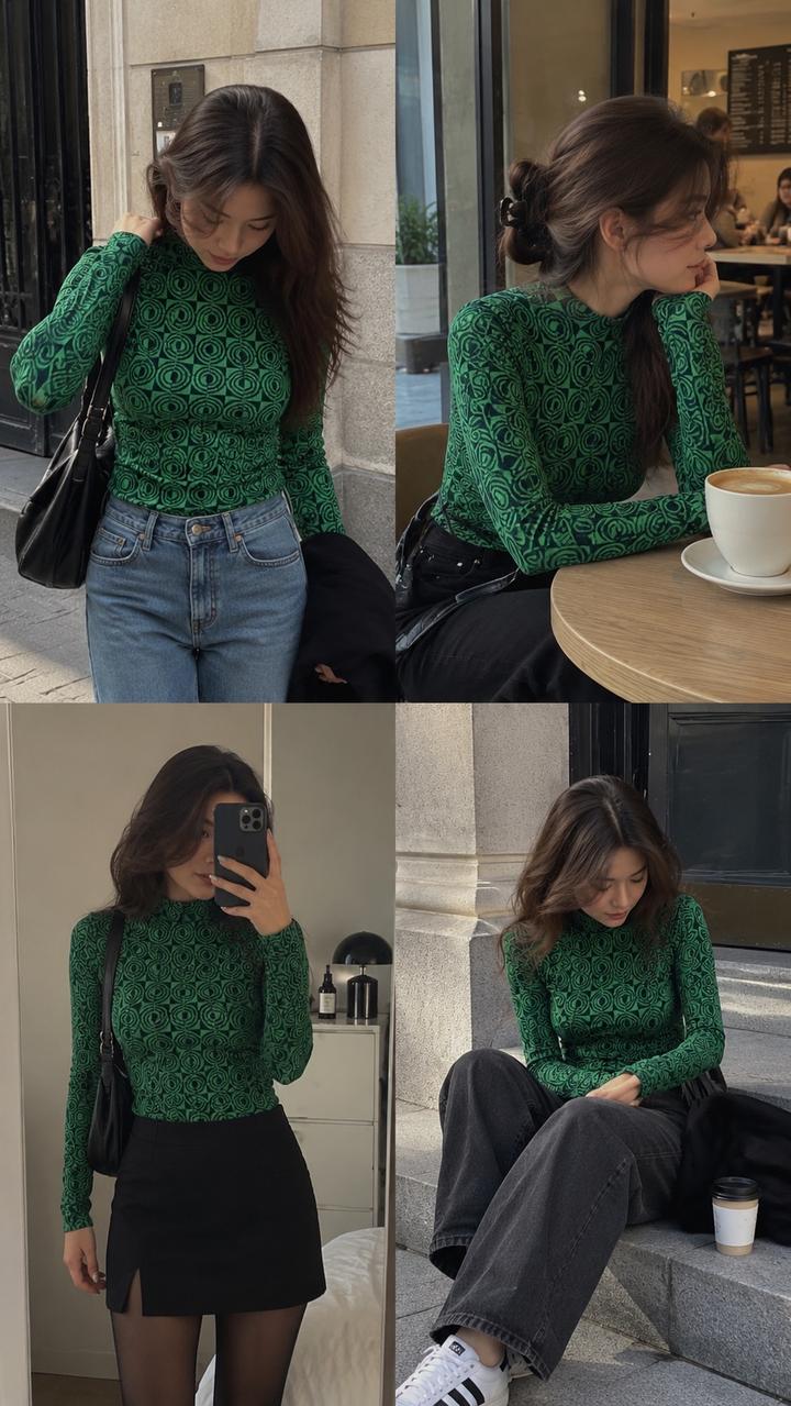 Лонгслив Stradivarius с принтом