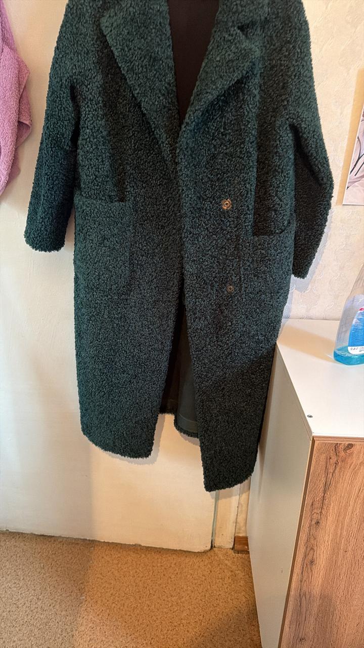Пальто тедди Zara