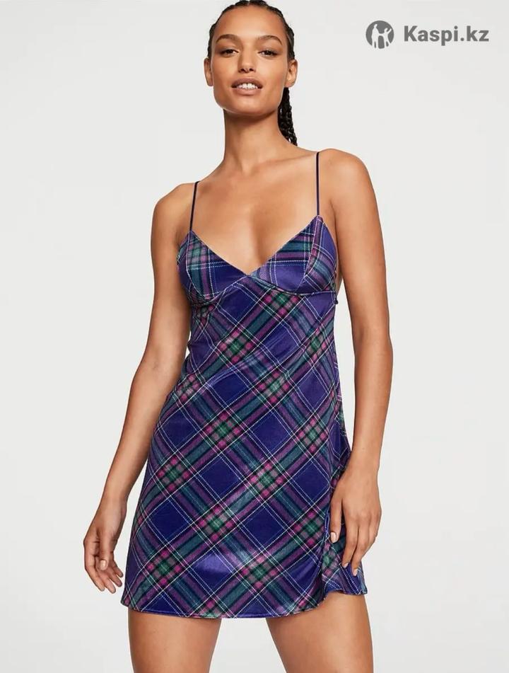 Victoria's Secret Платье-комбинация в клетку