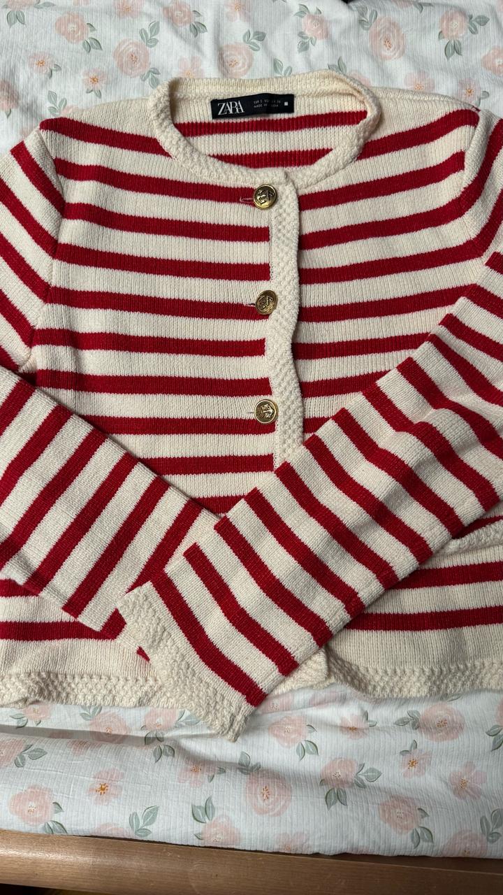 Кардиган ZARA в полоску