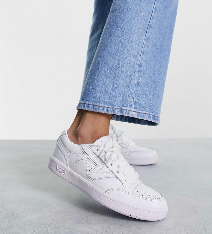 Кеды Vans из натуральной кожи