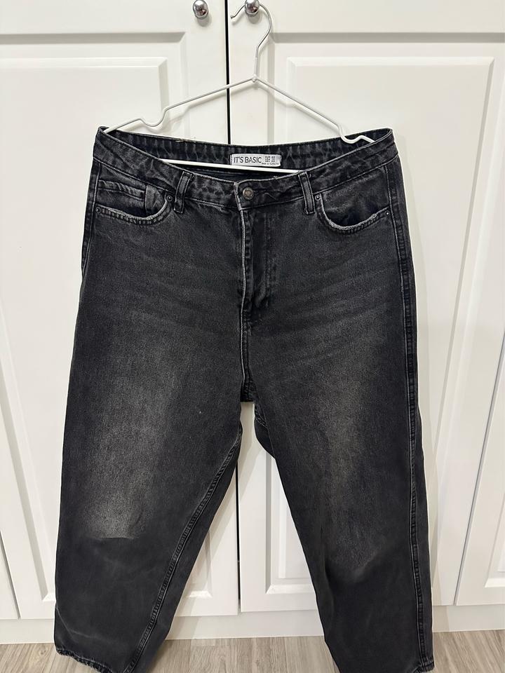 Smeg джинсы IT'S BASIC wide leg черные