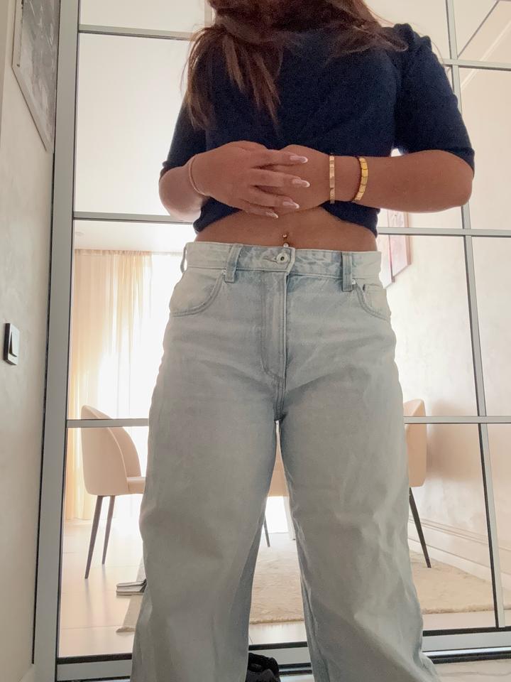 Bershka Женские широкие джинсы