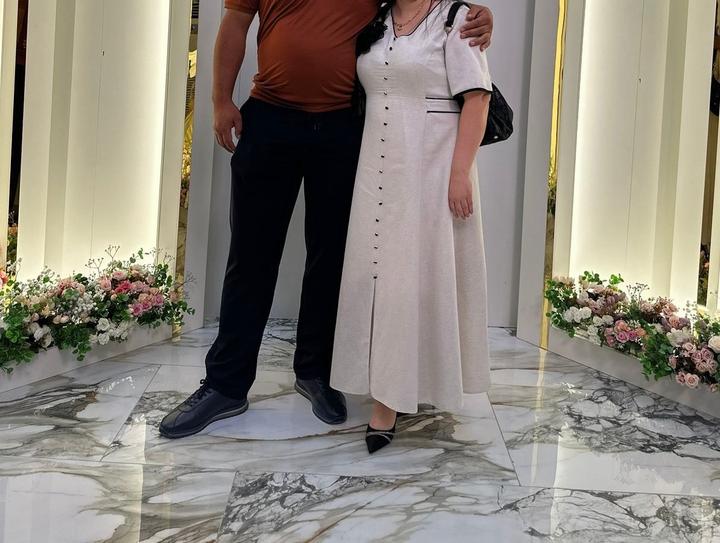 Платье на пуговицах