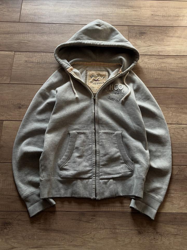 Винтажное Худи Hollister на молнии