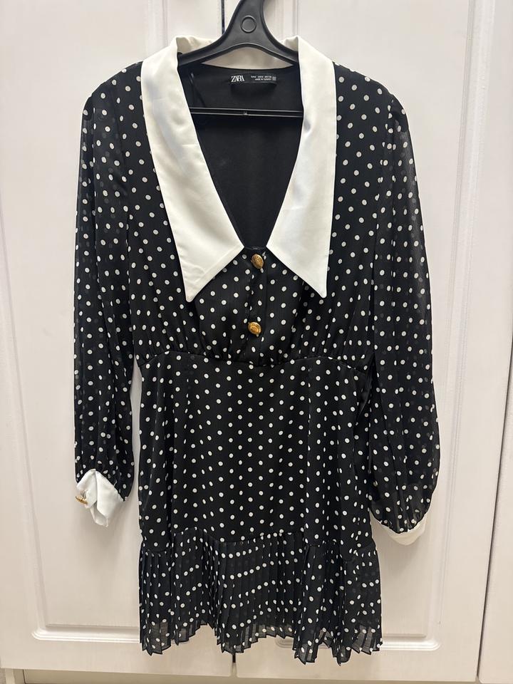Платье ZARA в горошек