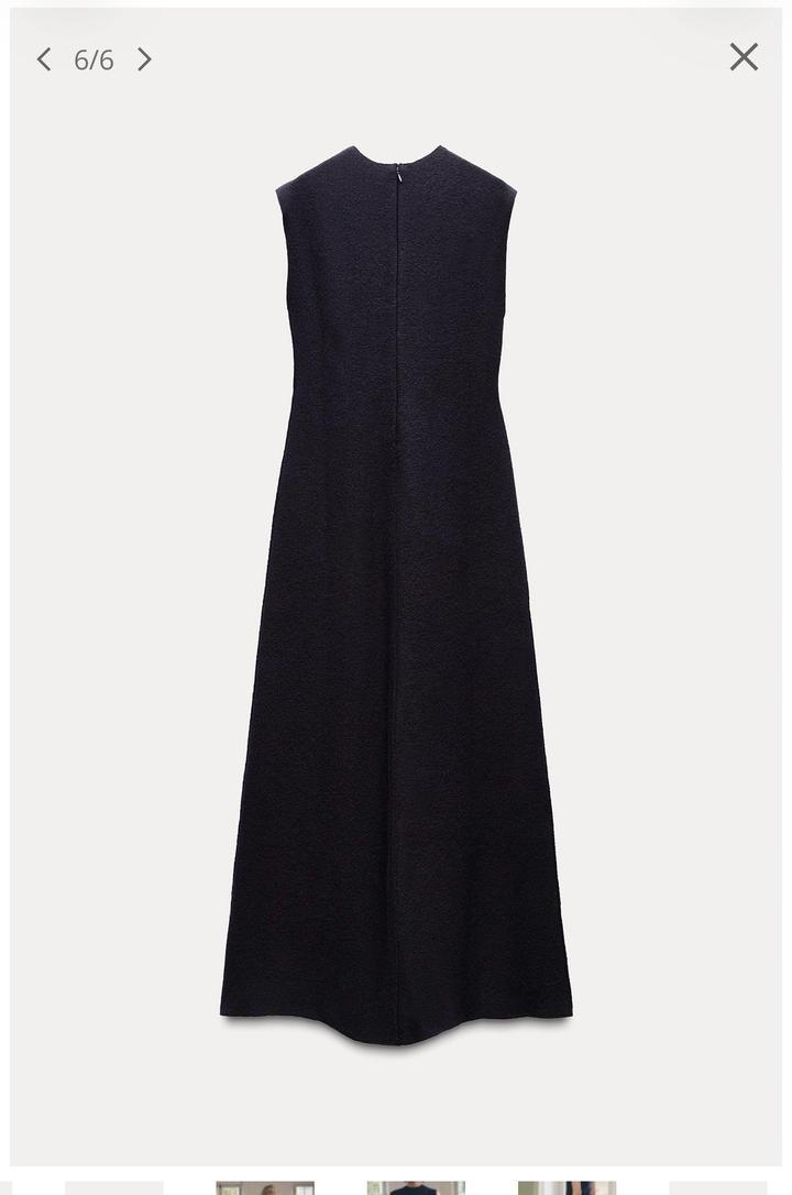Новое платье ZARA макси, 💯 шерсть