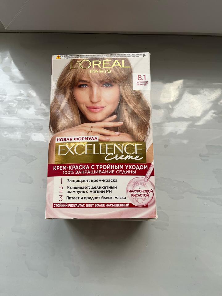 L’Oréal Крем-краска для волос Excellence Creme 8.1