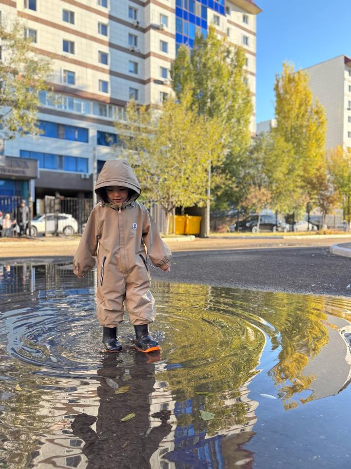 Детский утепленный комбинезон
