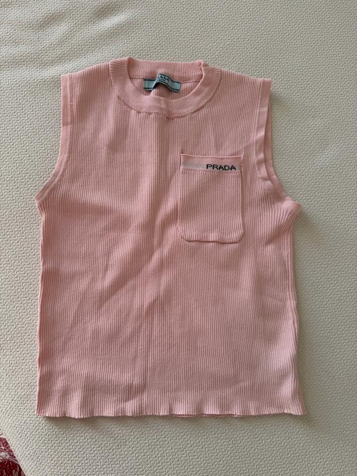 Prada майка с карманом