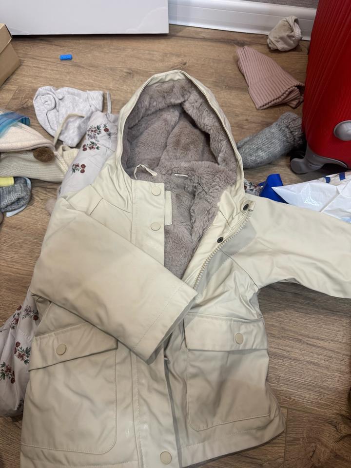 Zara Куртка детская с меховой подкладкой