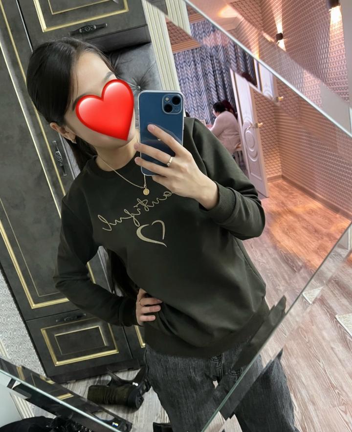 Fashion Свитшот с принтом