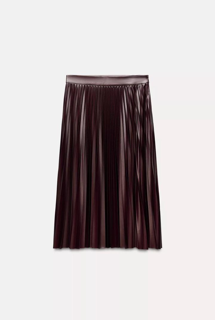 Плиссированная юбка Zara