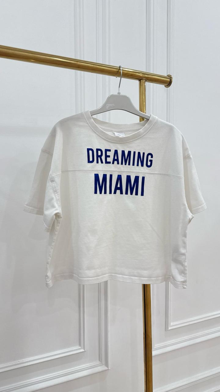 Zara Футболка с надписью DREAMING MIAMI