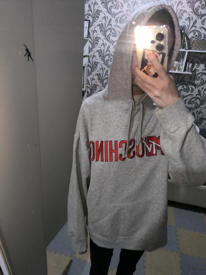 Серый худи H&M