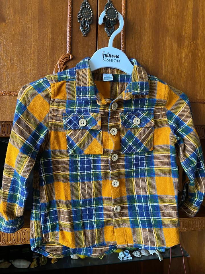 LC Waikiki Рубашка из клетчатой фланели на малыша мальчика
