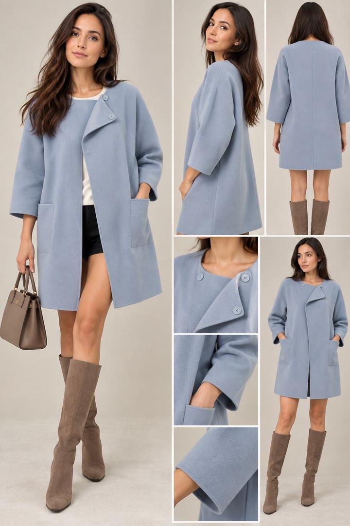 s’ Max Mara Голубое пальто S Max Mara