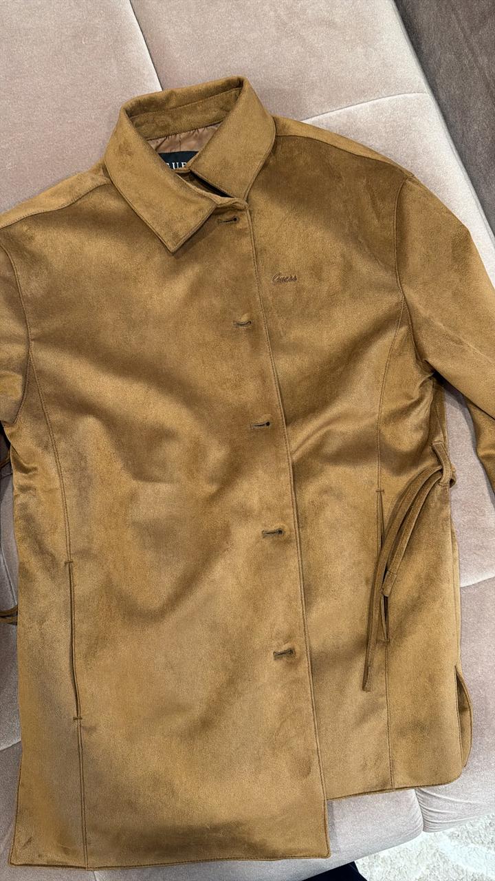 Замшевый тренч Guess